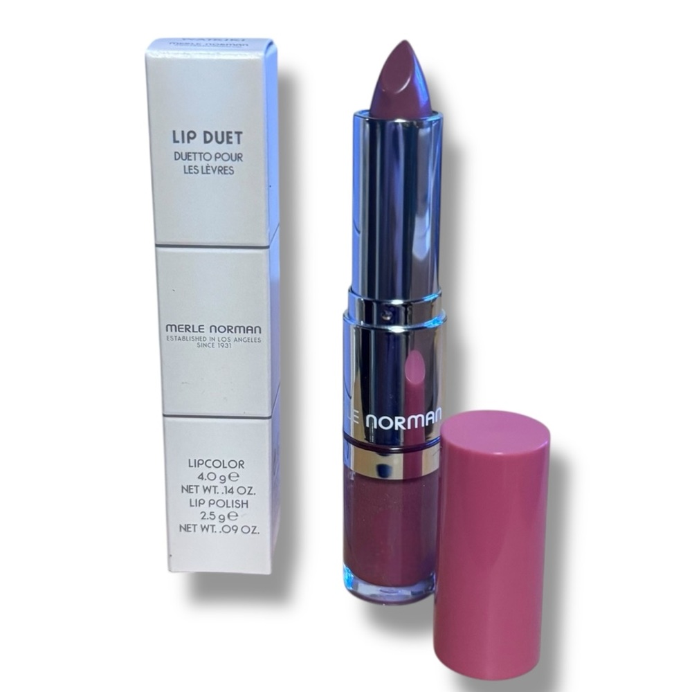 Merle Norman Lip Duet Waikiki New Limited Ed. Gloss & Lipstick NOS Makeup Summer